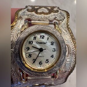 Crumrine watch/cuff signed